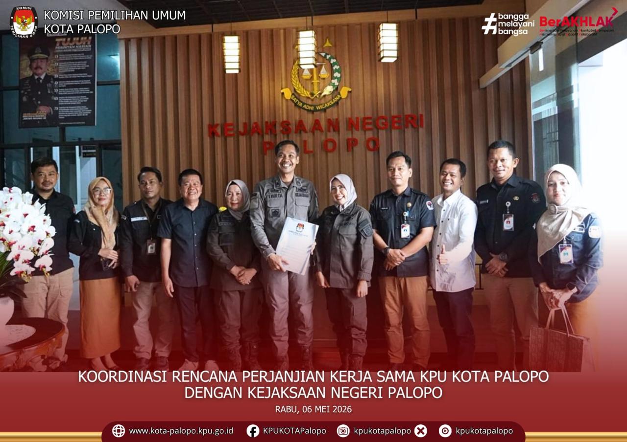 Koordinasi Rencana Perjanjian Kerja Sama KPU Kota Palopo dengan Kejaksaan Negeri Palopo