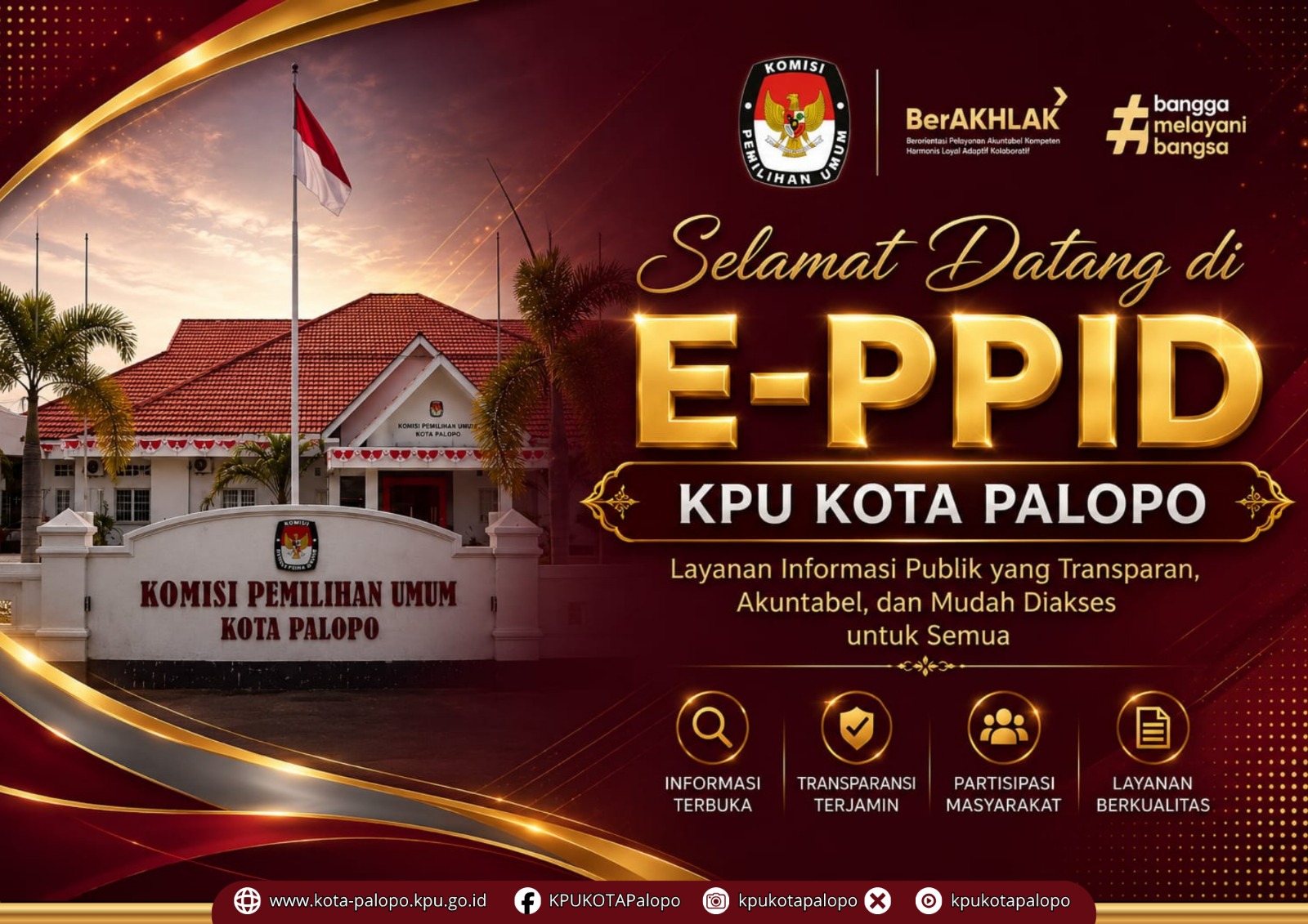 KPU KOTA PALOPO scrollamount="5