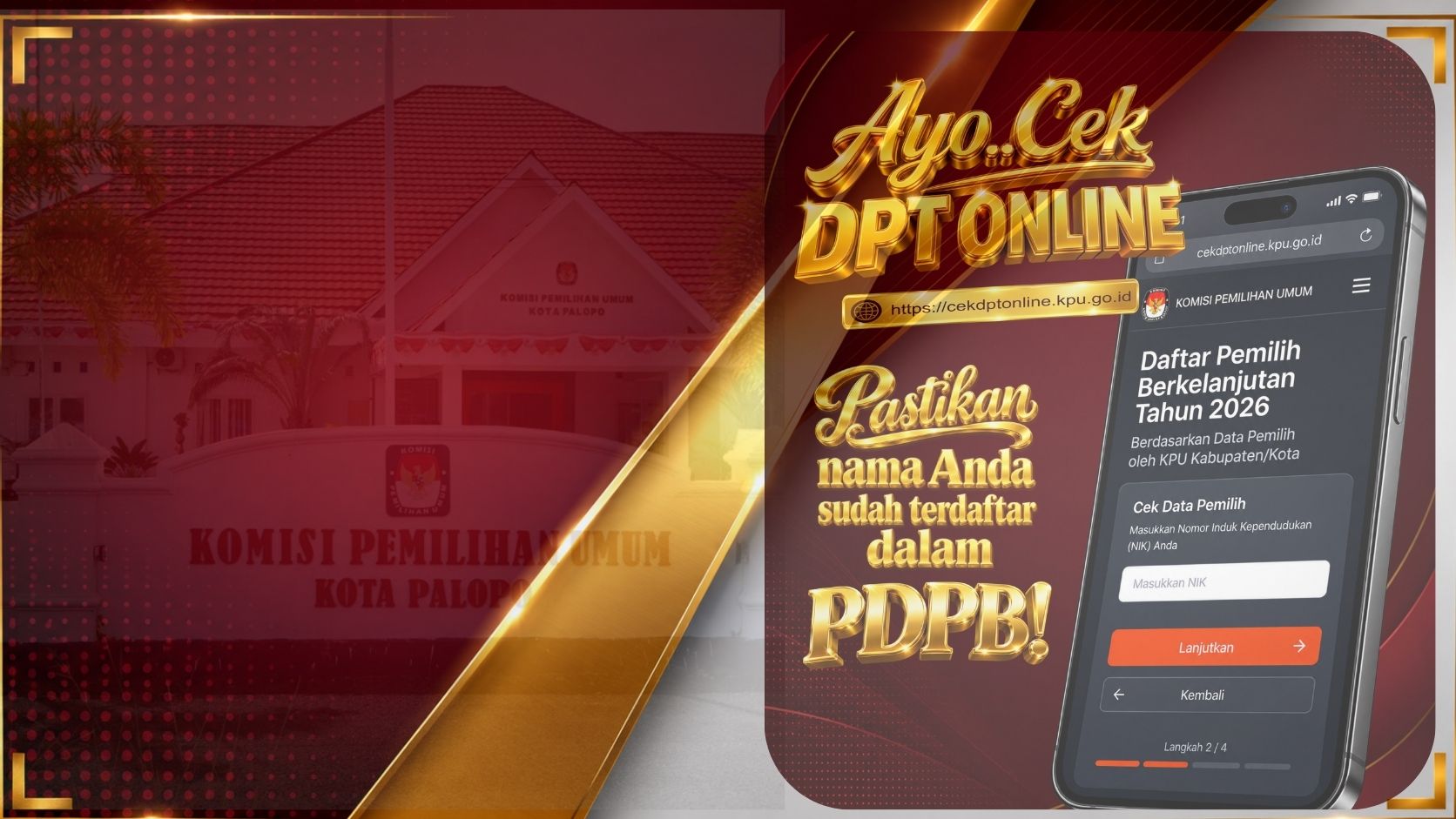Teman Pemilih!!! Pastikan NIP anda Terdaftar di DPT Online